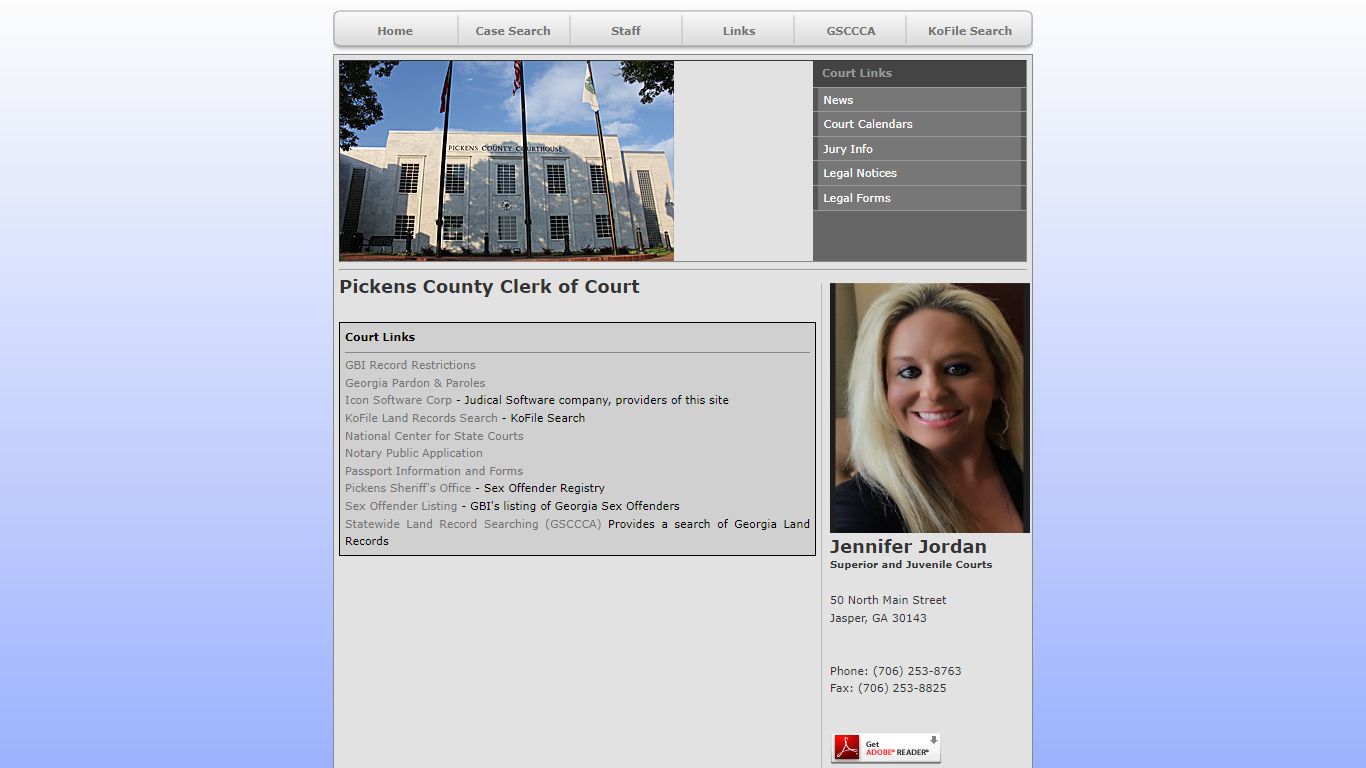 Pickens County Clerk of Court
